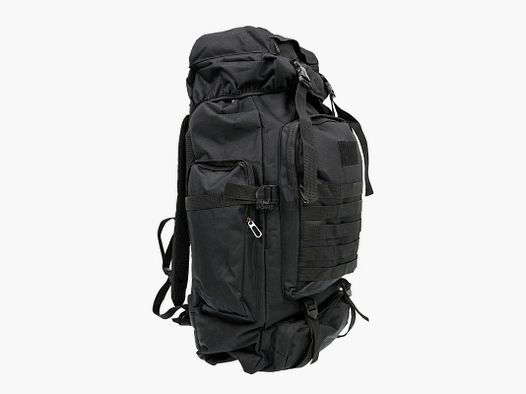 OpTacs Outdoor Trekking Rucksack 80L Molle Schwarz