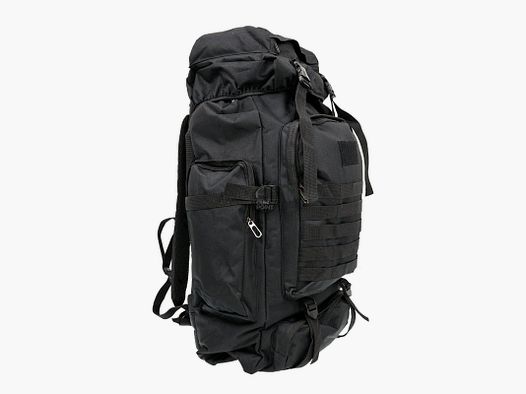 OpTacs Outdoor Trekking Rucksack 80L Molle Schwarz