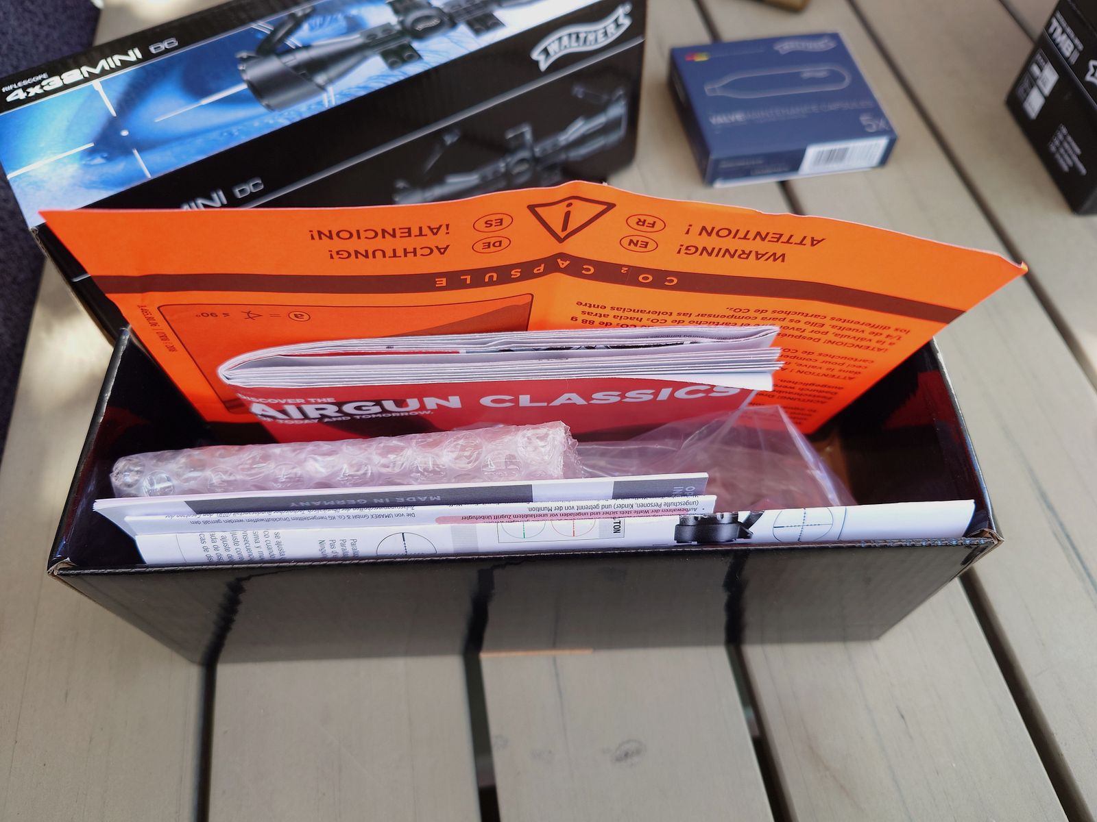 Umarex 850 m2 (Kostenlose Lieferung) mit Co2 Adapter und Walther Zielfernrohr + viel Zubehör 