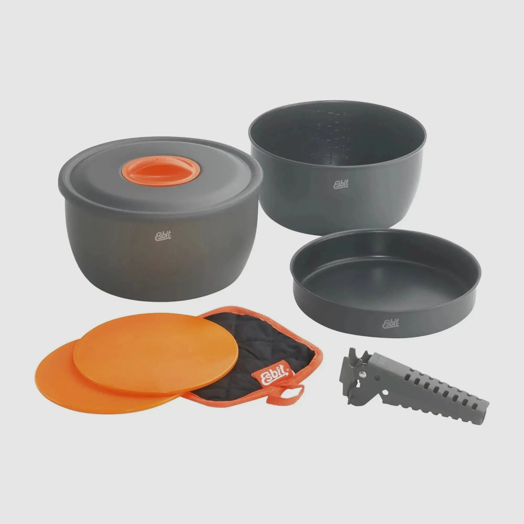 Esbit cooking utensils non-stick aluminum hard-anodized