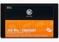 Cineshot .308 Win. SG 9,5 g pudełko 30 szt., zawierające ołów