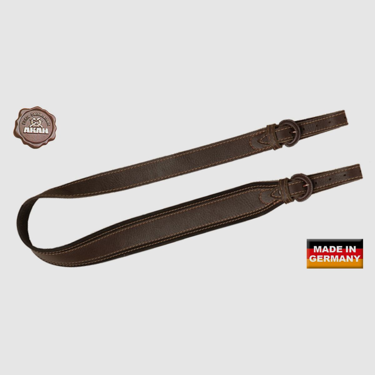 AKAH Elchleder Gewehrriemen