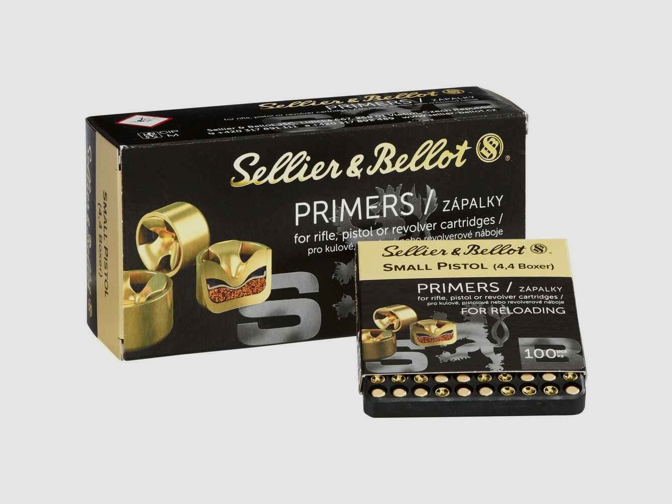 Capsules d'amorçage 4,4 mm Petite Pistolet Sellier & Bellot