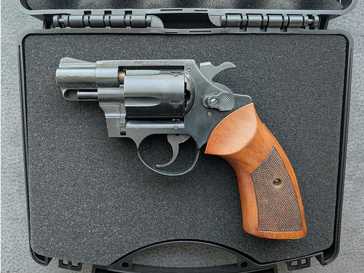 ME 38 Marshal - Revolver - PTB 203/2 - 9mm blank - wooden grip - SSW