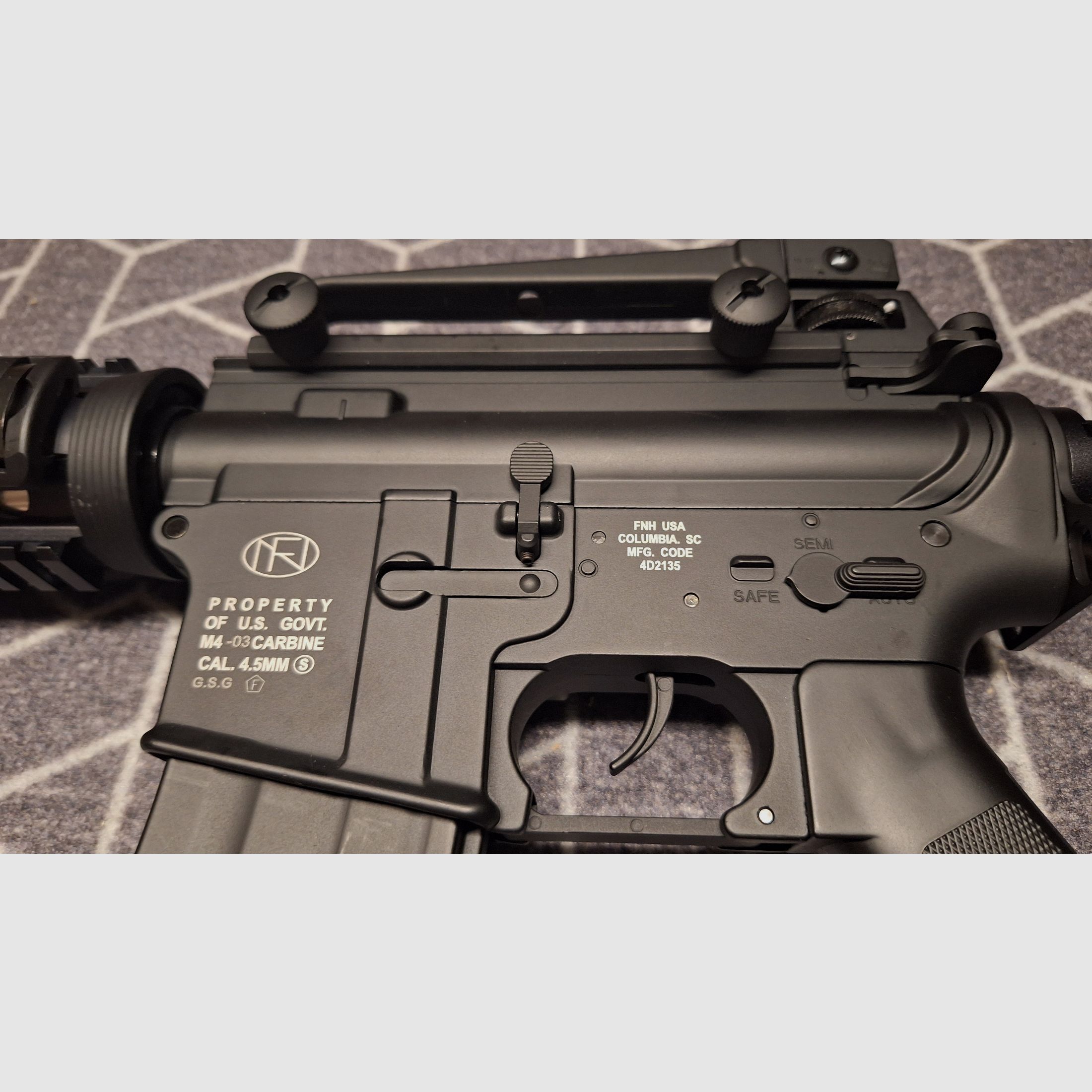 FN Herstal M4-03 Cybergun Carbine R.I.S. Kaliber 4,5 BB-NEU!