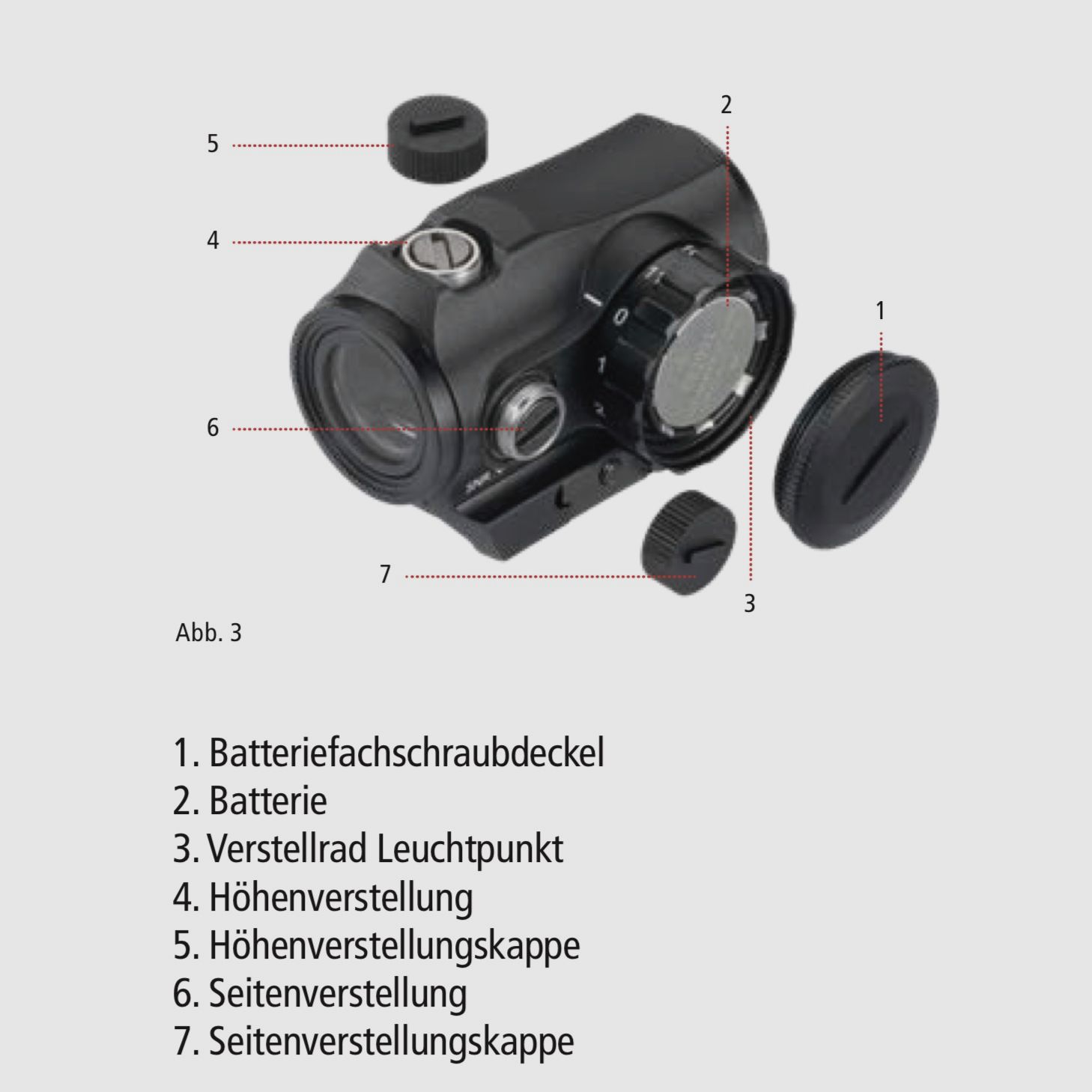 Minox 80224005 RV 1 mirino a punto luminoso 2 MOA con montaggio Weaver Picatinny