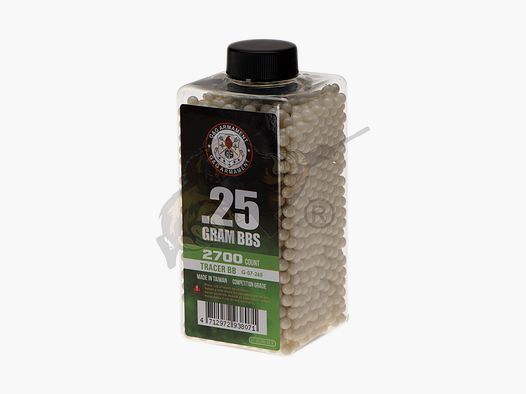 G&G Tracer Airsoft BB 2700rds 0,25g (2.700 Stück) - Leuchtspur Grün
