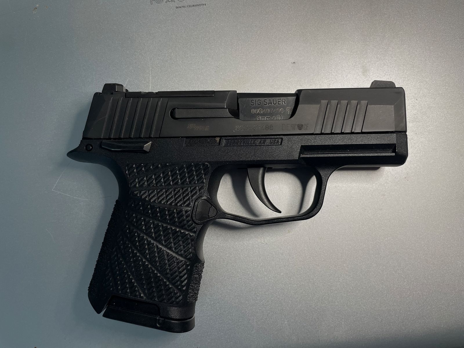 Sig Sauer P365, Wilson Combat Griffstück, OR mit manueller Sicherung