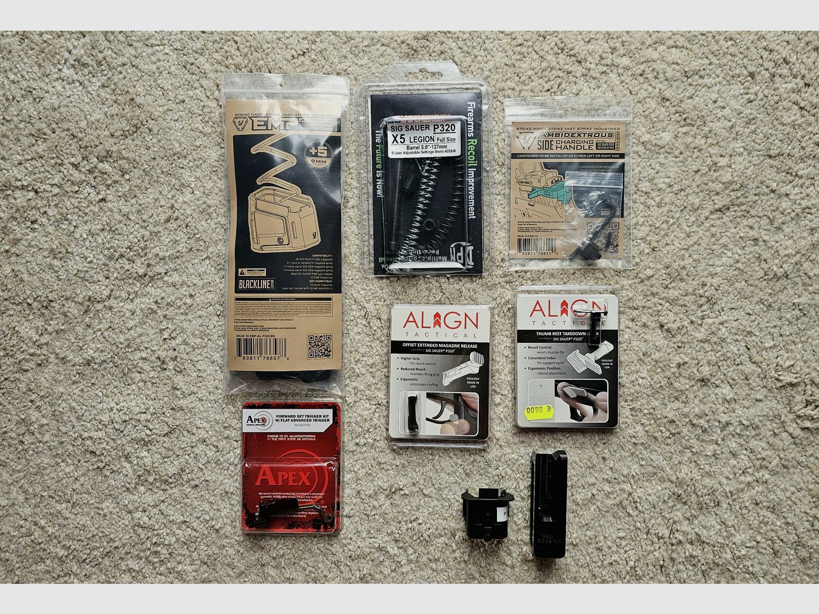 Sig Sauer P320 XFive Legion 9mm – Conjunto de rendimiento completo