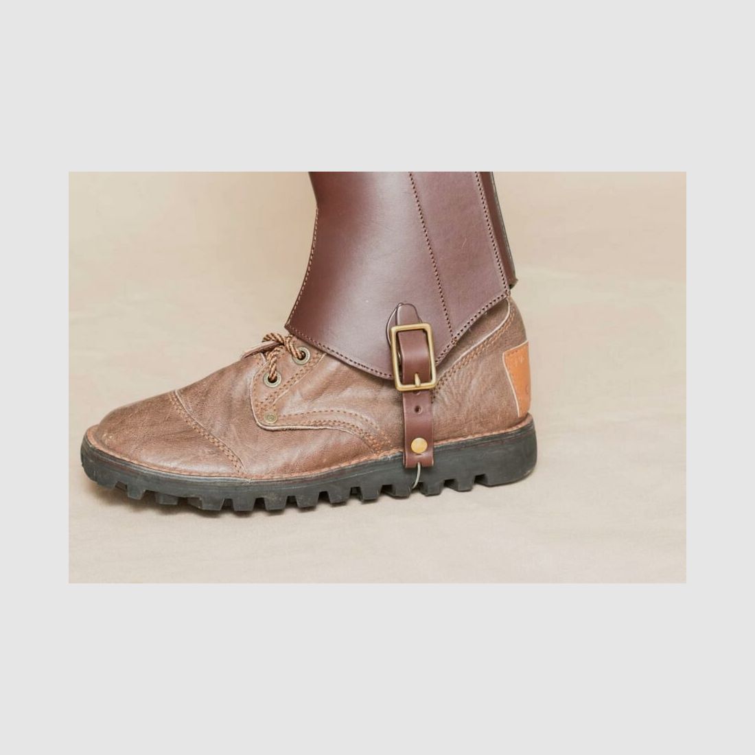 Hunting gaiters genuine leather