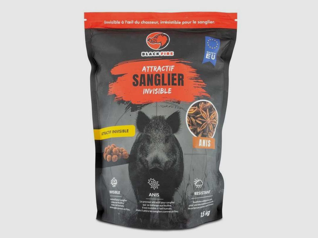 Attractif BLACK FIRE Invisible pour sanglier - Black Fire - Invisible Anis, image 1 sur 6