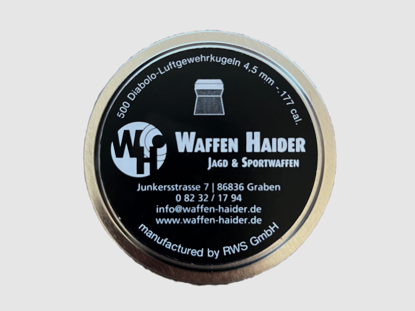 Diabolos marque `Waffen Haider` PREMIUM (Fabricant : RWS) - 5000 coups