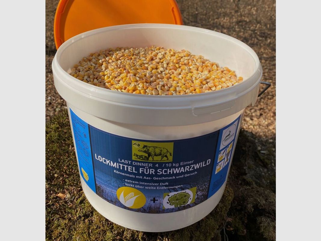 Wildlutscher Last Dinner Mais mit Aas-Duft/ Geschmack 10kg Eimer