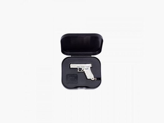 GLOCK SCHLÜSSELANHÄNGER PISTOLE SILBER