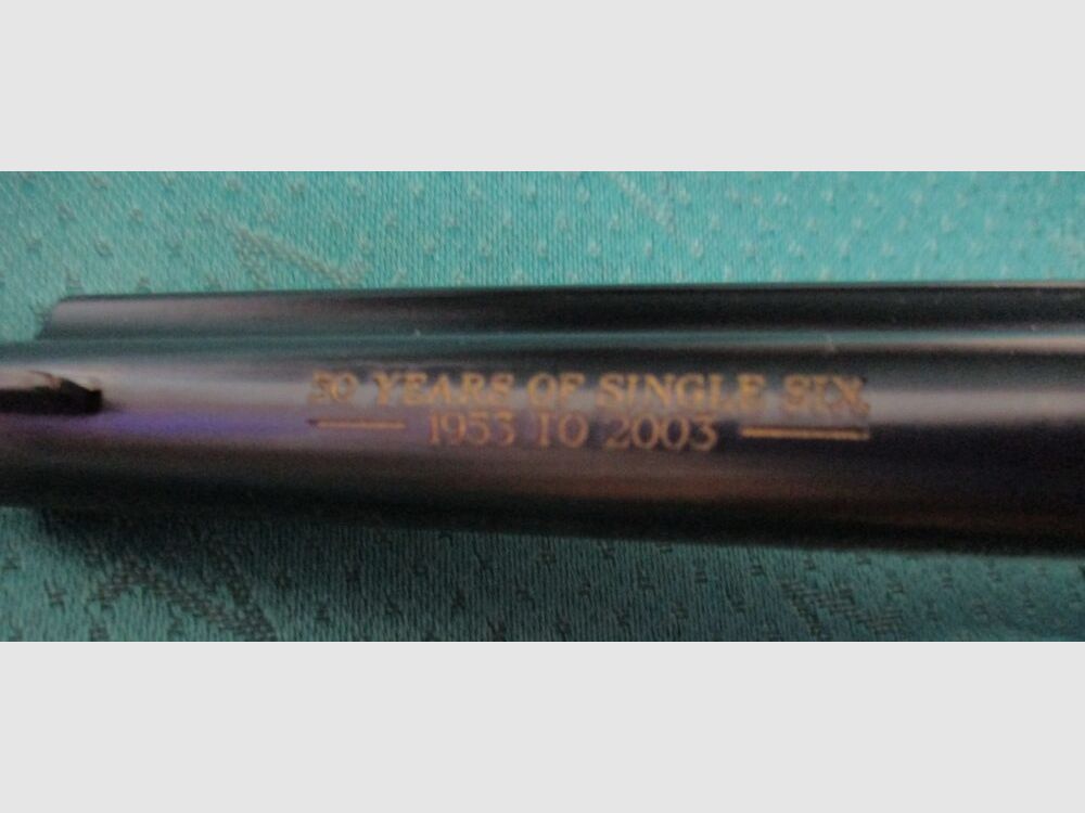 Revolver Ruger Jubiläumsmodell 50 Jahre Modell Single Six 1953-2003 Single Six