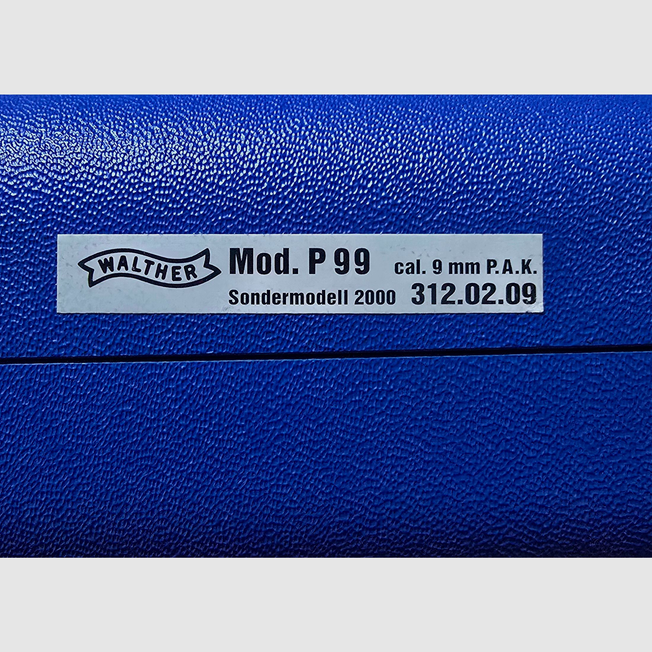 Walther P99 special model 2000 Millennium blank firing