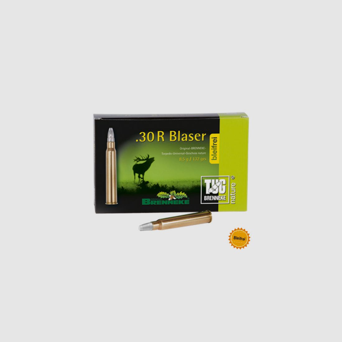 Brenneke .30R Blaser 147GR TUG nature+ 20 Patronen