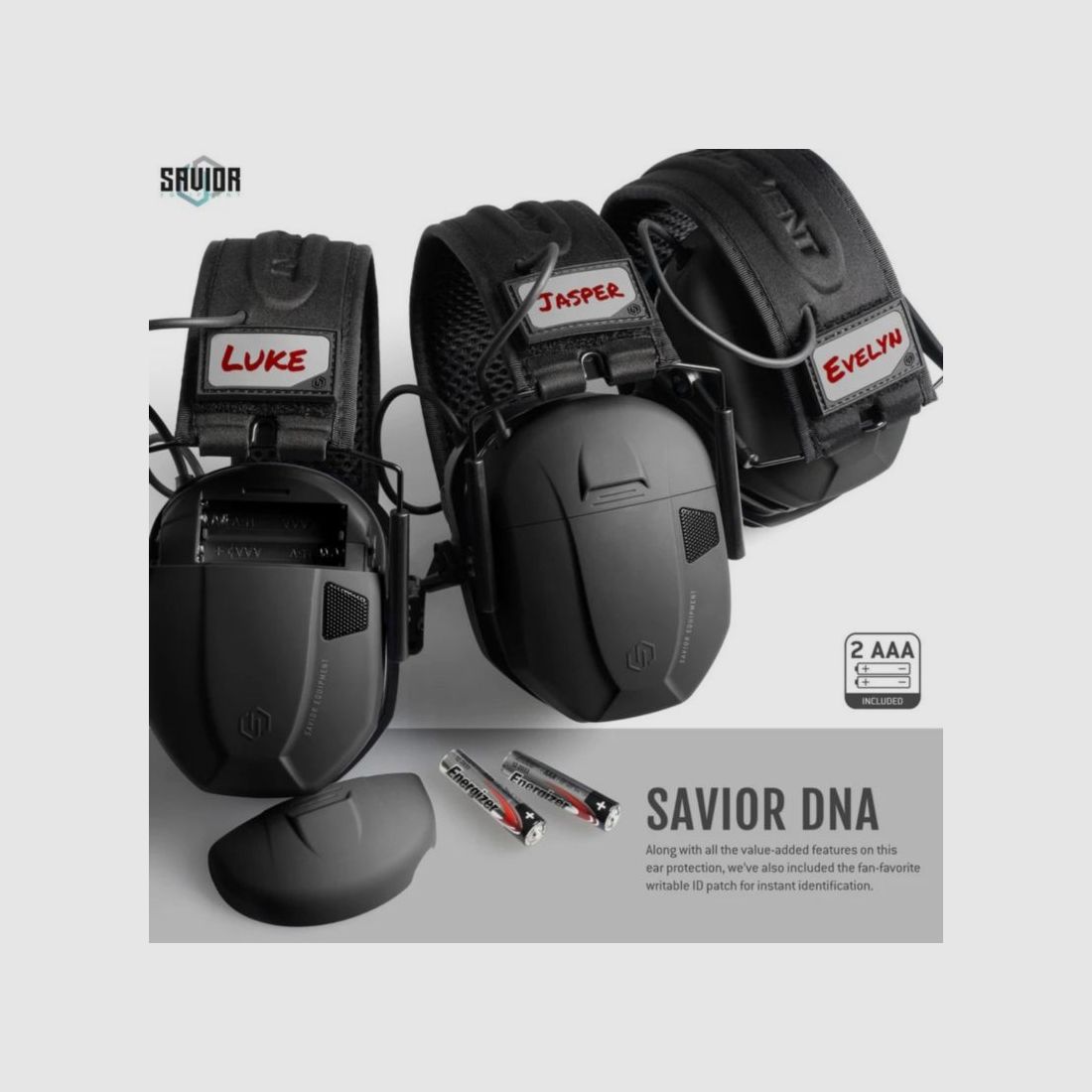 Savior – Apollo Active Gel Ear Protection, Black, image 6 of 7