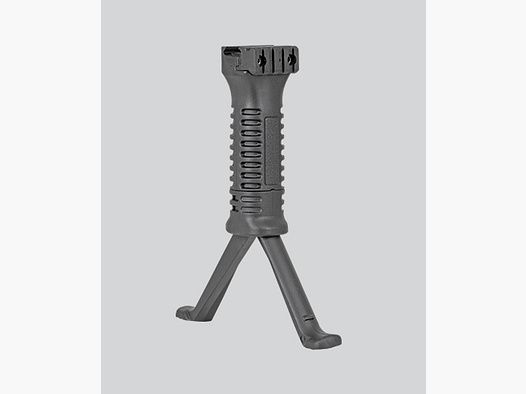 DLG Tactical – Frontgriff mit Zweibein – Schwarz – DLG-066