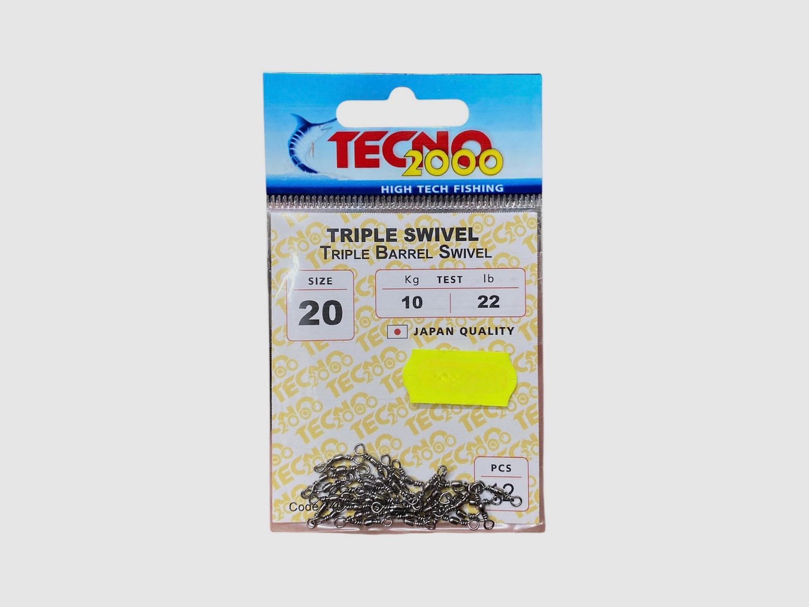 Girelle Triple Swivel Tecno2000 (12 Stk.)