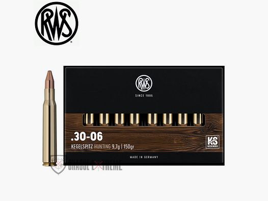 20 Patronen RWS Kal. 30-06 150gr KS