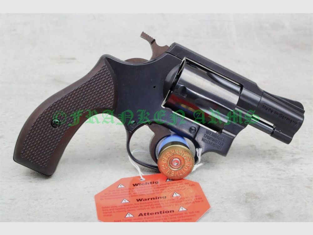 Weihrauch HW37 9mm R.K. azulado empuñaduras de madera