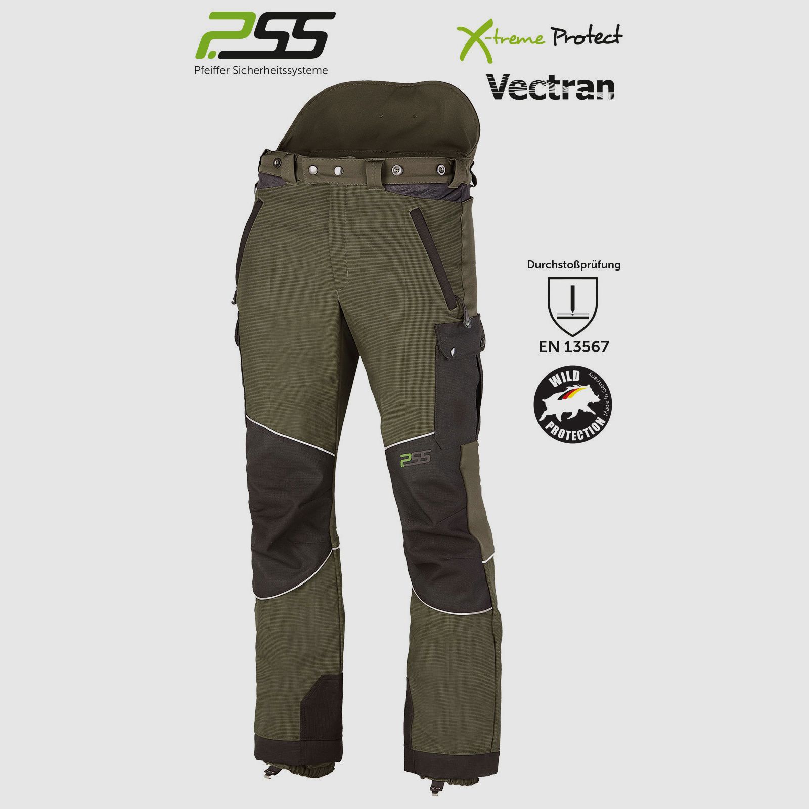 PSS X-treme Protect Sauenschutzhose grün