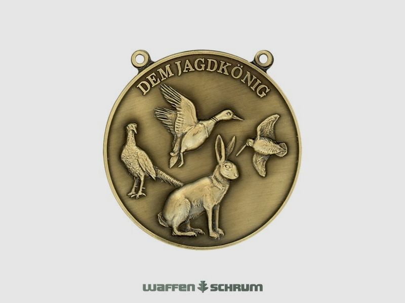 Steinhauer&Lück Jagdmedaille Niederwild 60mm Bronze mit Kette