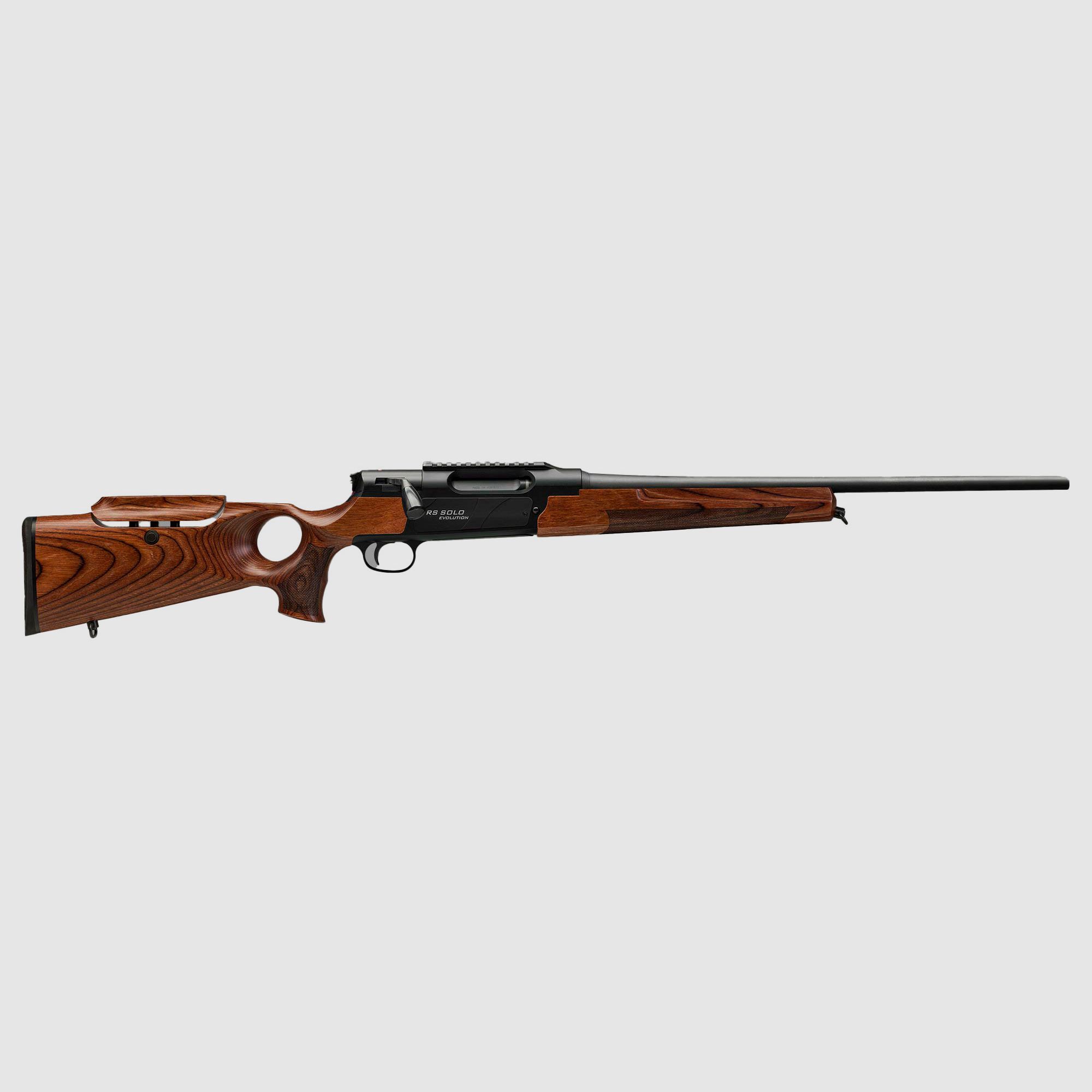 Strasser RS SOLO Evolution skæfte i valnøddetræ uden sigte og med gevind M14x1, billede 1 af 4
