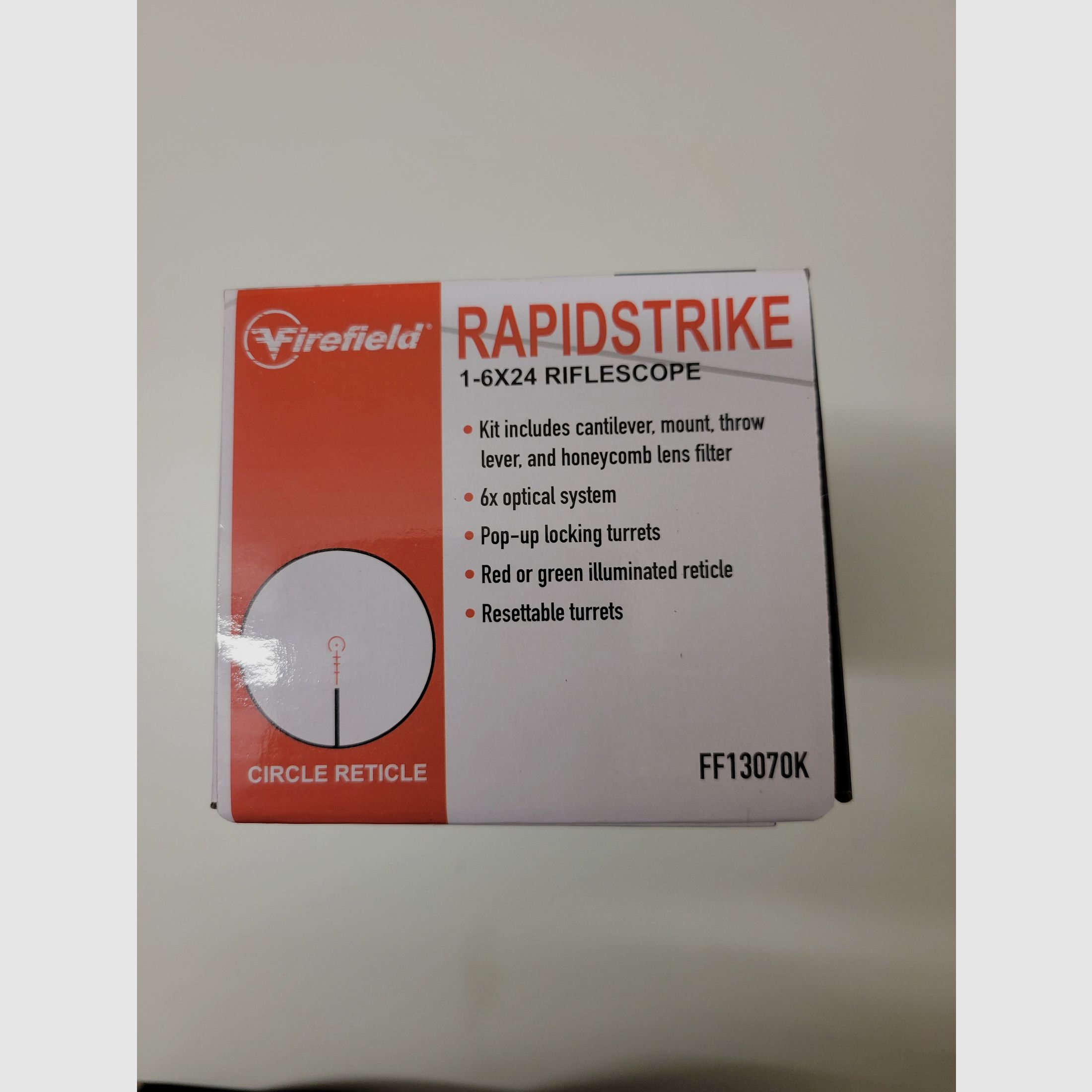 Rapidstrike 1-6 x 24 SFP Kit, Firefield