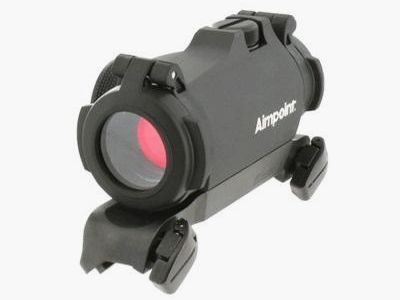 AIMPOINT Leuchtpunktvisier Micro H-2 m. Blaser Sattelmont 2 MOA  schwarz matt