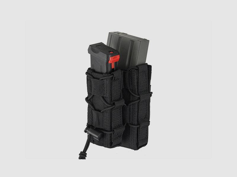 MOLLE Combo Rifle/Pistol Mag Speed Pouch - Black [8FIELDS]