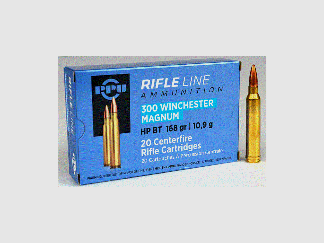 PPU .300 Win. Mag. 10,9g – 168gr – HP BT
