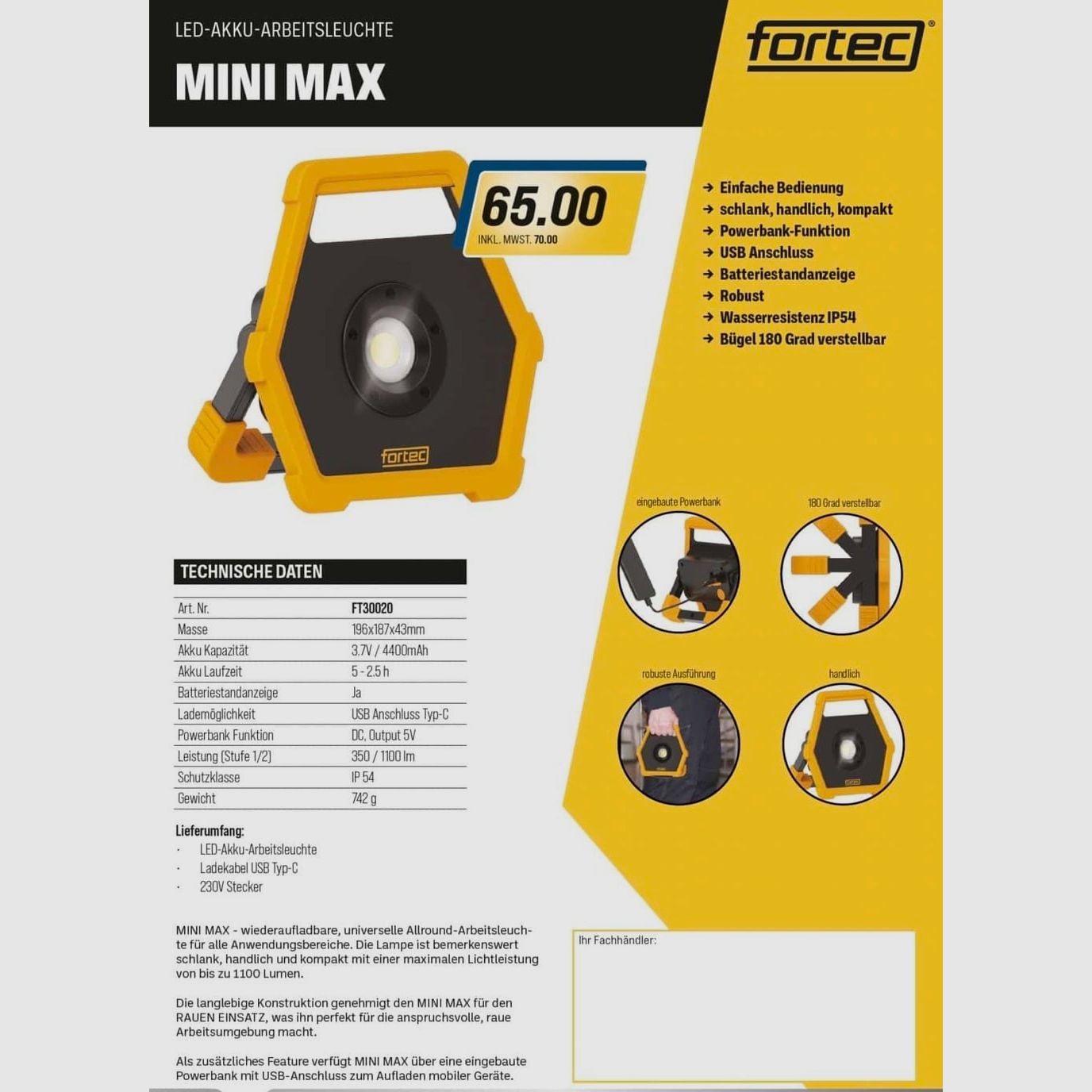 Fortec Mini Max, Bild 3 von 3