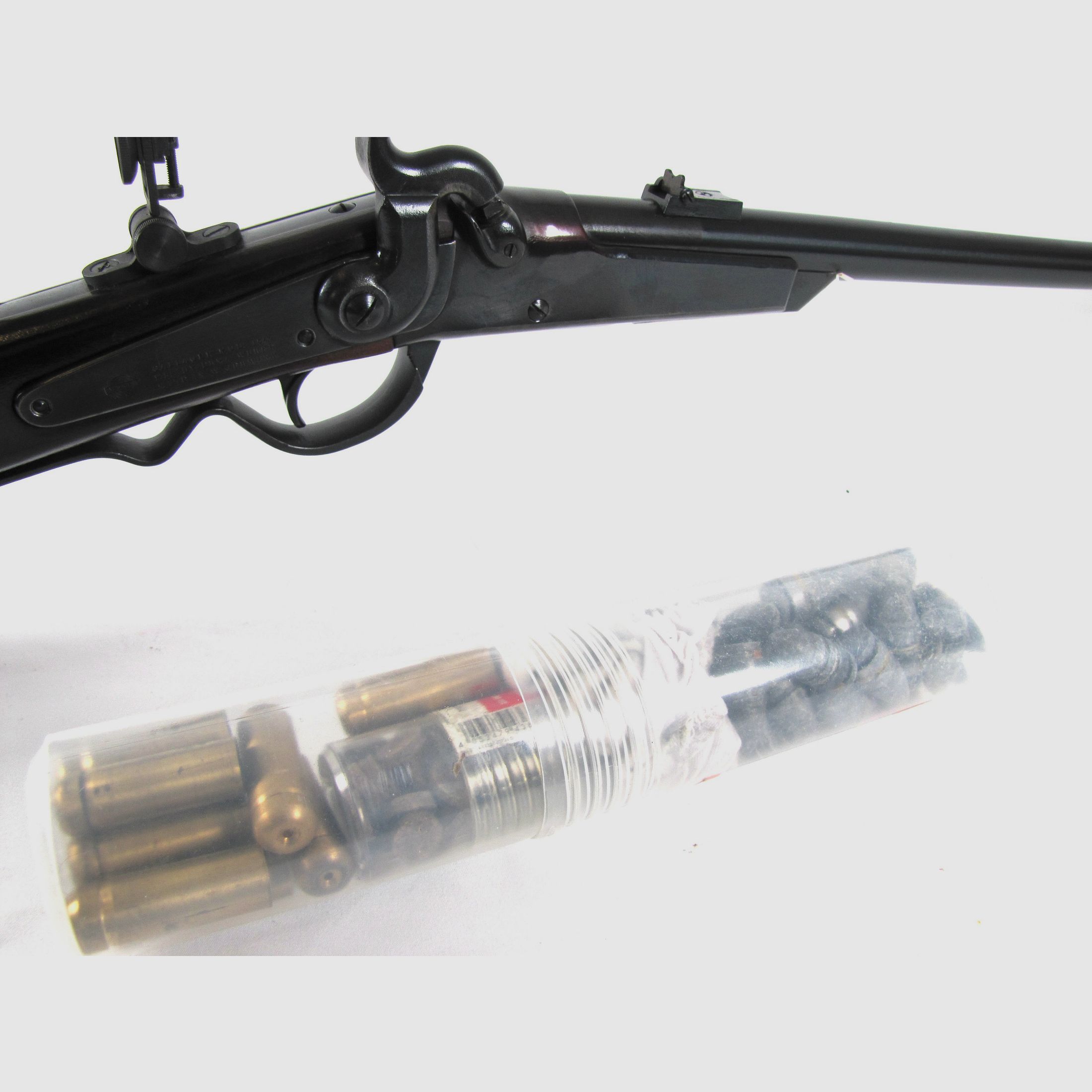 Vorderlader Wischo Gallager Mod 1860 vom Erma Werk, hergestellt in W. Deutschland,