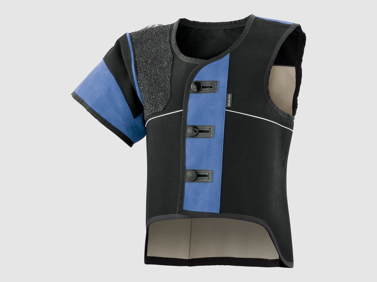 Simetra Primofit 10 Chaleco sentado para tiradores zurdos chaqueta de tiro de lino