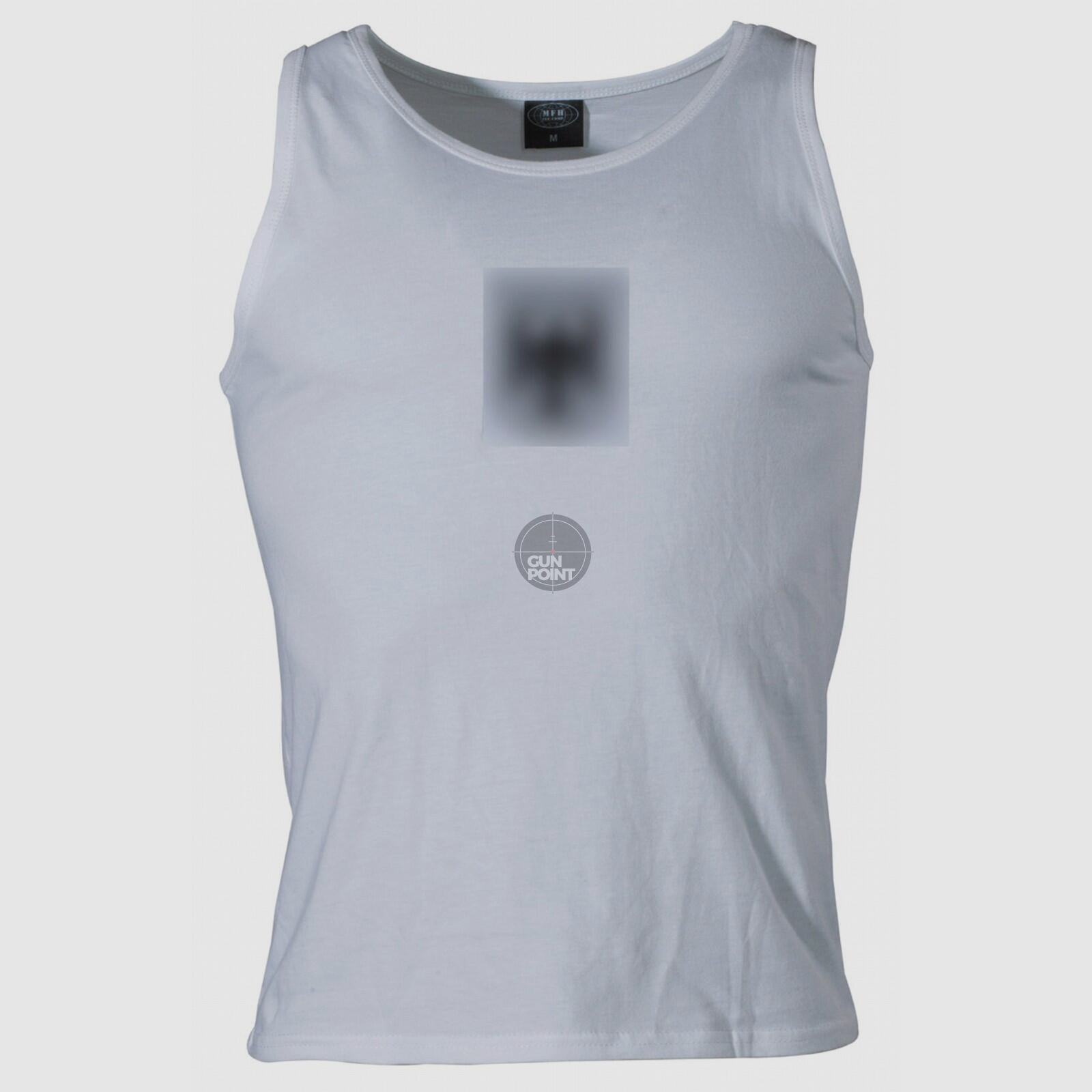 BW Tank-Top, wei, mit Adler - Gre: XL