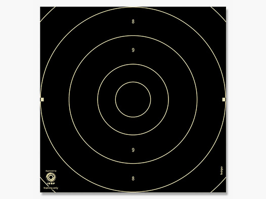 KRÜGER shooting targets - 3230 - rapid fire/duel mirror 25m