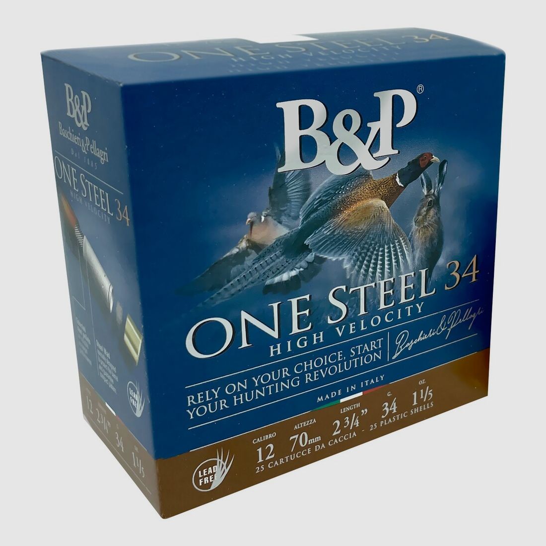 Baschieri & Pellagri 12/70 One Steel HV 2.7mm 34g., imagen 1 de 4