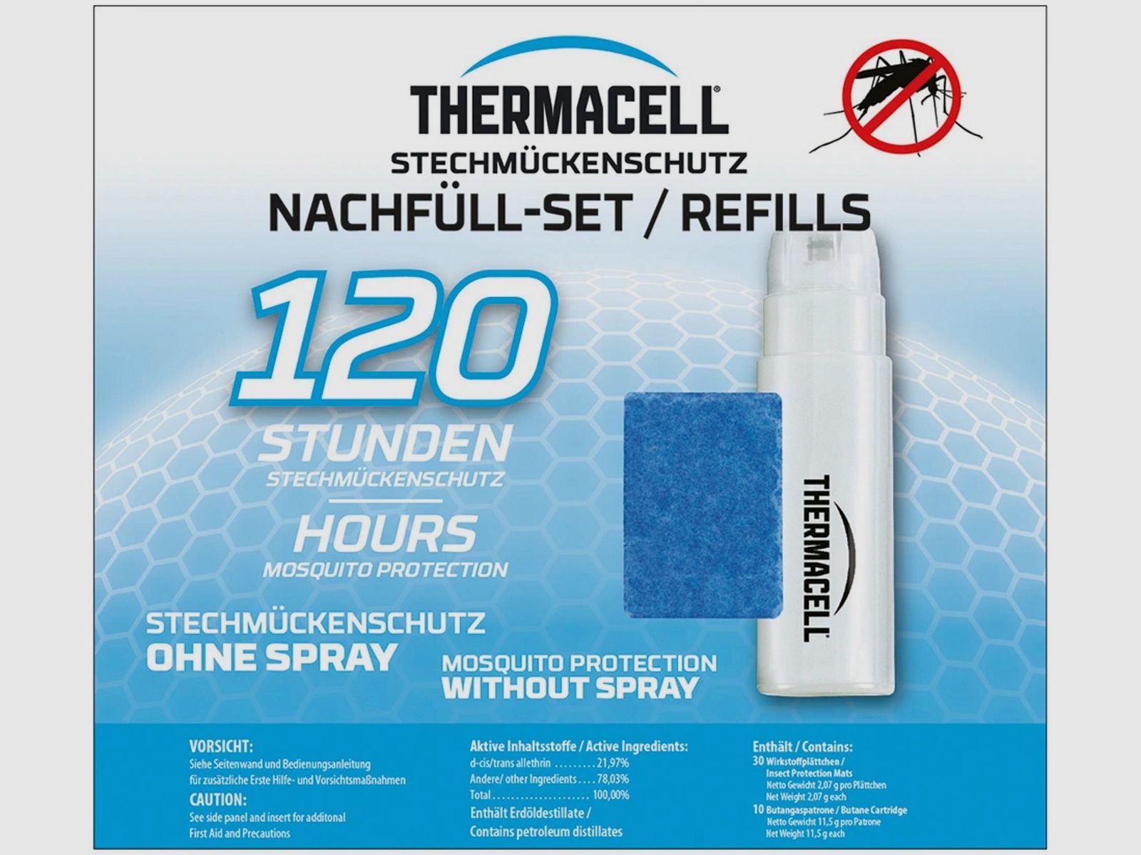THERMACELL 22010251 Nachfüllpack für Mückenabwehrgerät 120 Std