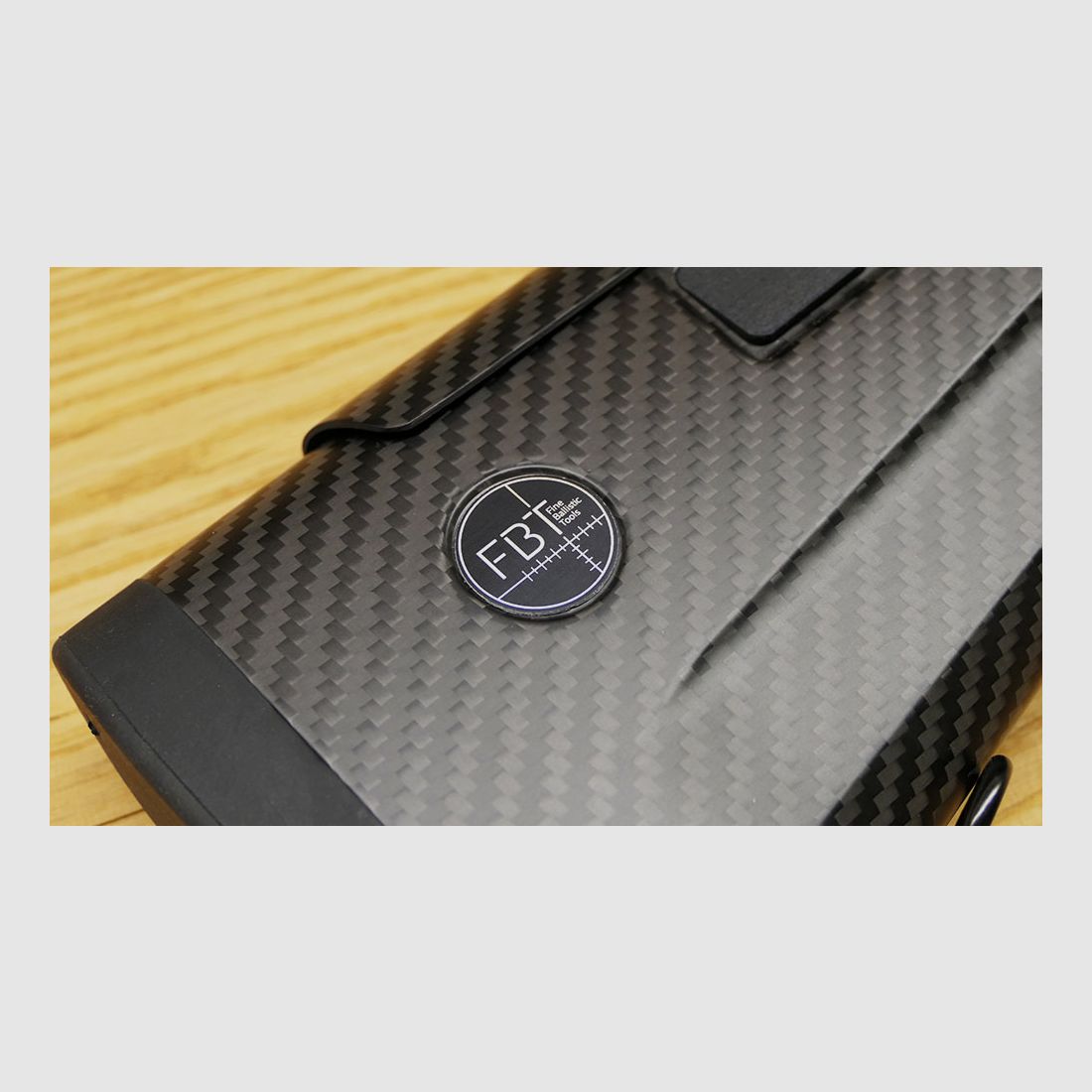 Blaser R8 with FBT carbon stock / .308 Win. / 47cm barrel length / M15x1 / FBT INCA 44Ti silencer / TOP