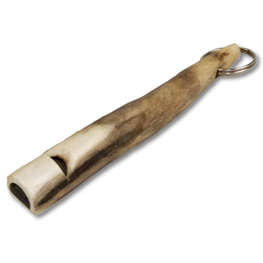 Hundefløjte i kronhjort horn  ca 11 cm