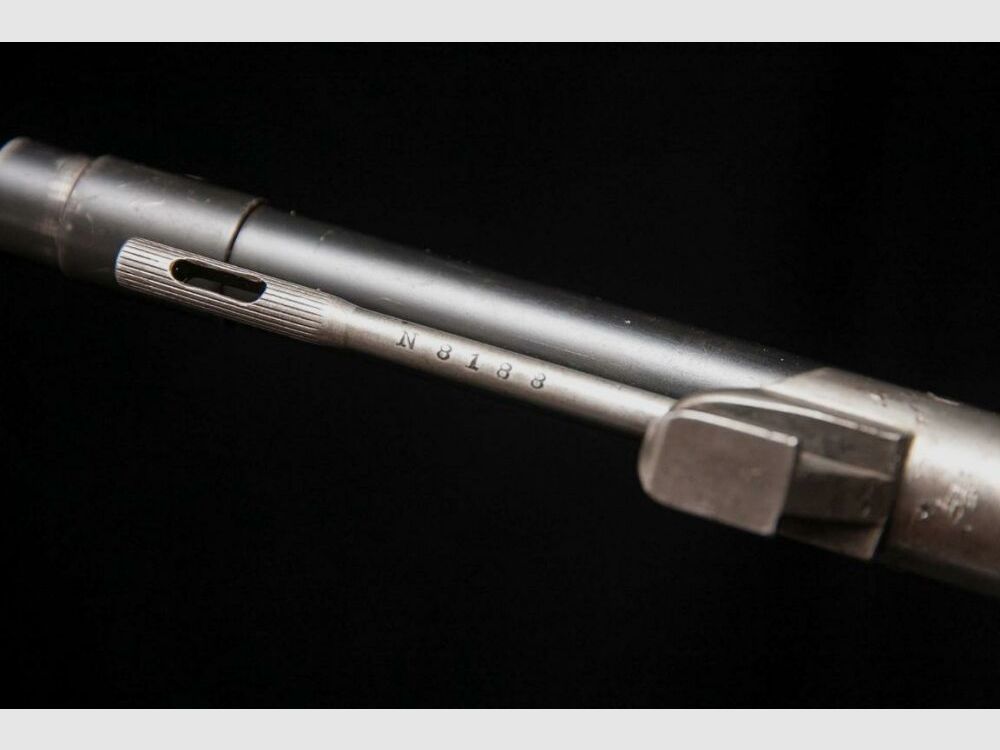 DWM Berlin Mauser 98 1909 Argentino matching numbers, matching number cleaning rod, image 8 of 9