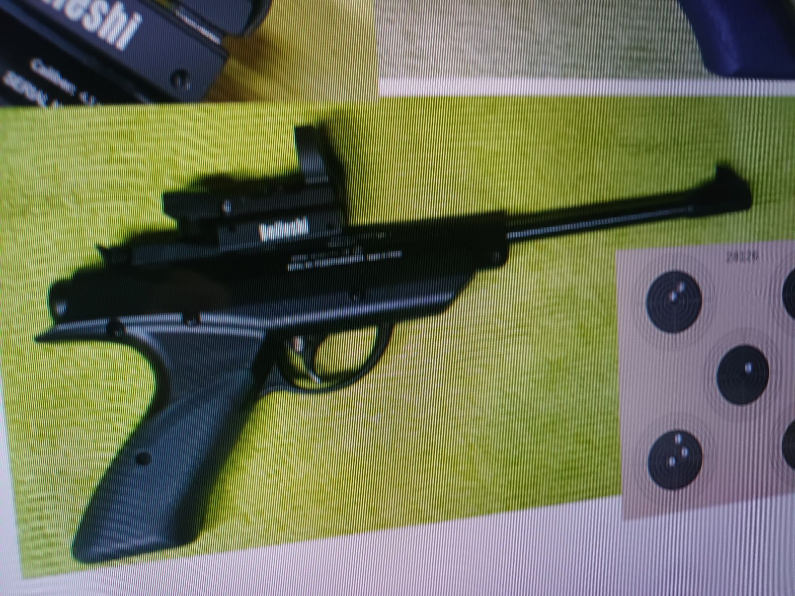 PISTOLET À AIR COMPRIMÉ ___ COMME NEUF ___ Cal. 4,5 (.177) ___ PC + Viseur point rouge ___ ÉTAT IMPECCABLE, image 4 sur 4