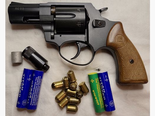 Röhm RG 89 Revolver PTB 976 Kaliber 9mm R.K. Guter Zustand