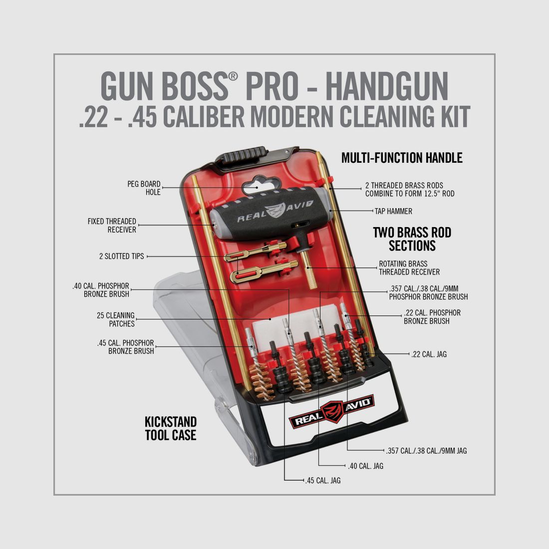 Zestaw do czyszczenia broni ręcznej - Gun Boss Pro, zdjęcie 6 z 6