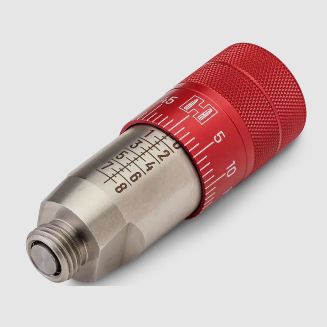 Hornady Click-Adjust Bullet Seating Micrometer / Mikrometer-Geschosssetzschraube mit Klickverstellung