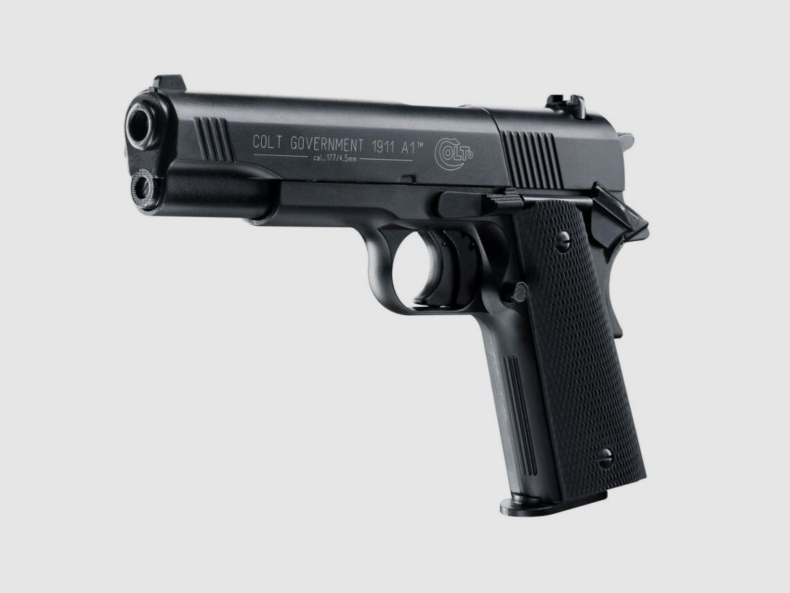 Umarex	 Colt Government 1911 A1, 4,5mm Diabolo, schwarz