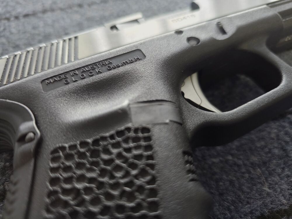 RBF Custom GLOCK 634 9x19/9mm Luger M.O.S. "SILVER STAR"