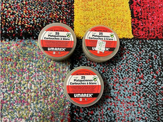 9mm PAK Umarex blank cartridges - collector